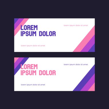 modern web afiş tasarım şablonu