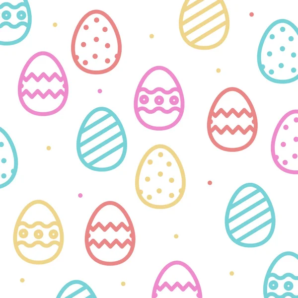 Пасхальные Яйца Дизайн Обоев — стоковый вектор