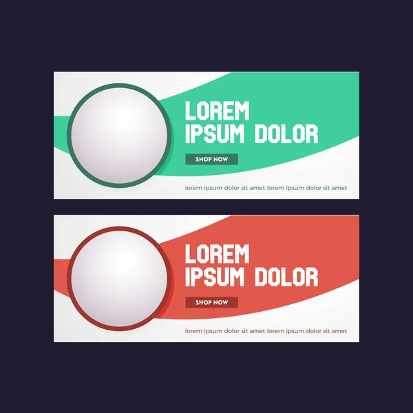 modern web afiş tasarım şablonu