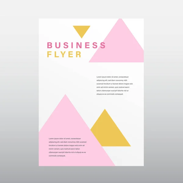 Modern Business Flyer Design Mall — Stock vektor