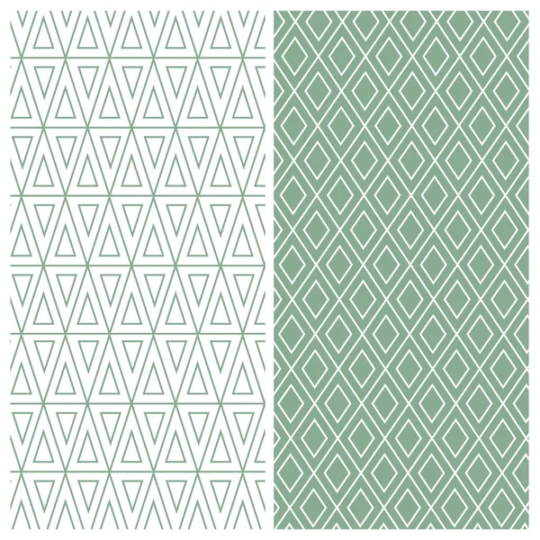 Conjunto Diseño Fondo Pantalla Patrón Diagonal Verde — Archivo Imágenes Vectoriales