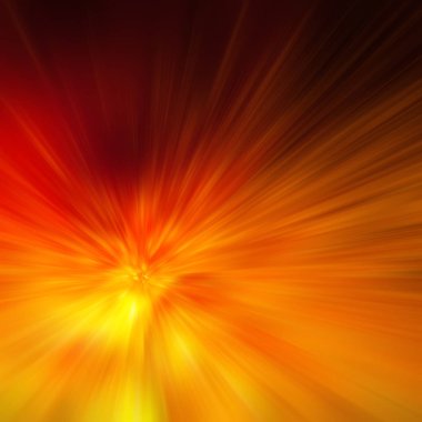 Uzayda, arka plan radyal çizgiler flash