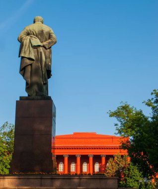 Ukrayna, Kiev - 31 Mayıs 2008: Taras Şevçenko - ünlü Ukraynalı şair Kiev, Anıt.