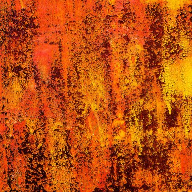 Sac eski boya yüzeyine dağılmakta