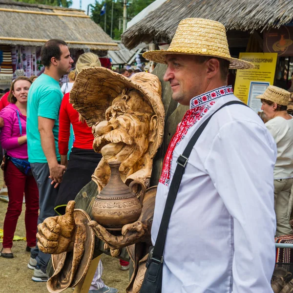 Veliki Sorochintsi Ukrajina Srpna 2015 Národní Sorochintsy Fair Národním Měřítku — Stock fotografie