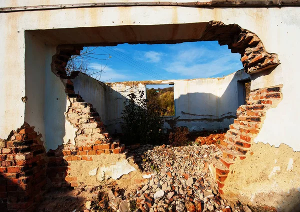 Ruines Vieux Bâtiment Abandonné — Photo