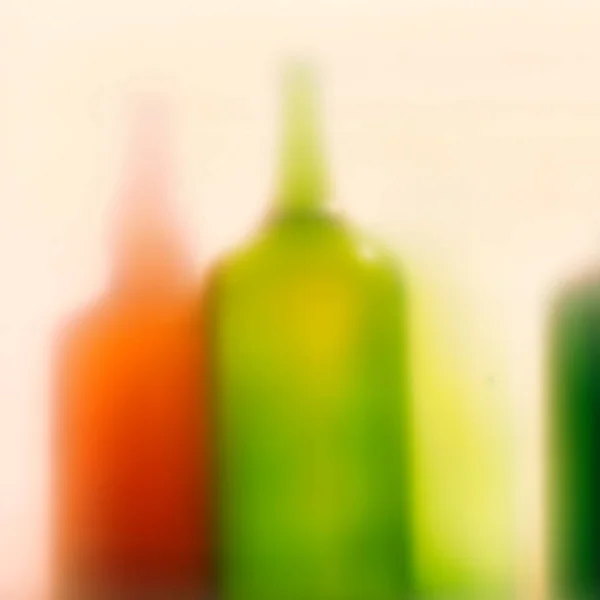 Blurred Background Bottle Light Background — Stock Photo, Image