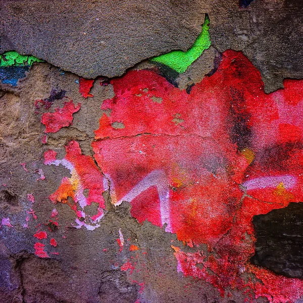 Wall Surface Covered Old Damaged Plaster — Stock Photo, Image