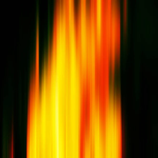 在黑暗背景上抽象动态组合橙色和黄色射线 — 图库照片