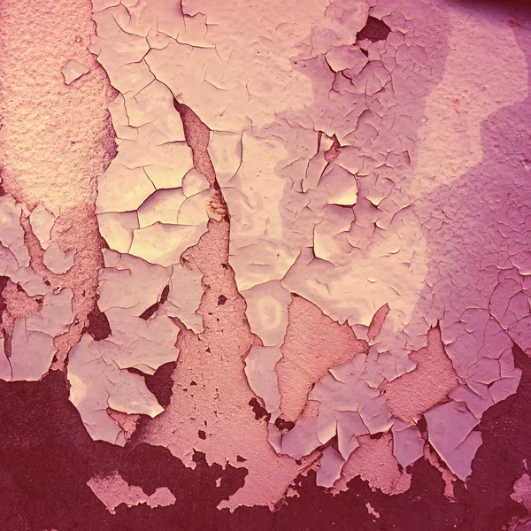 Oberfläche Einer Mit Putz Und Alter Bröckelnder Farbe Überzogenen Wand — Stockfoto