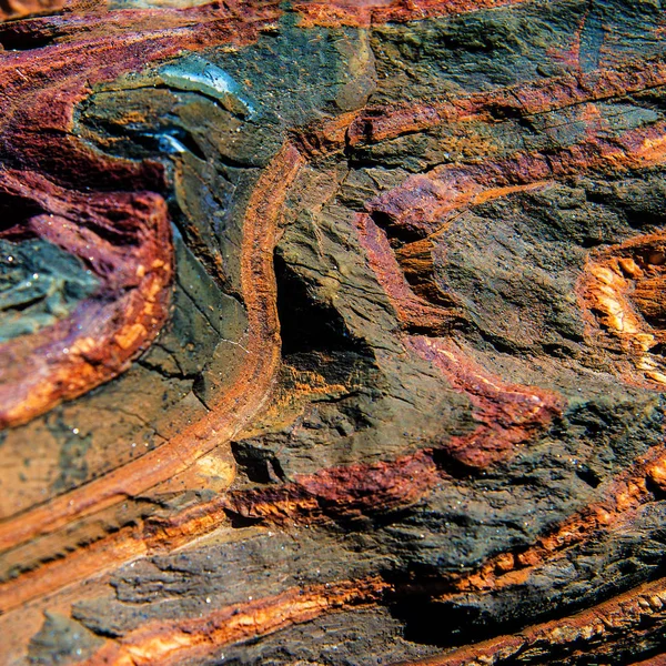 Oppervlakte Minerale Gelijktijdige Ijzererts Industriële Ijzer Erts Mijnbouw — Stockfoto