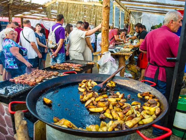 Veliki Sorochintsi Ukraine August 2015 National Sorochintsy Fair National Scale — Stock Photo, Image