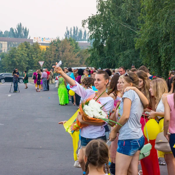 Кривий Ріг Україна Вересня 2015 Року Антитерористичної Операції Назад Демобілізований — стокове фото