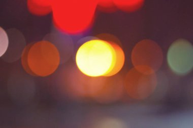 renkli ışık noktalar, arka plan bulanık