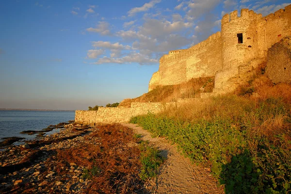 Fortaleza Bilhorod Dnistrovskyi Monumento Histórico Arquitectónico Los Siglos Xiv País —  Fotos de Stock