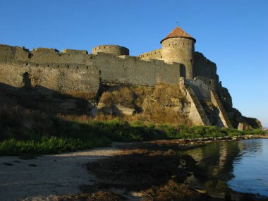 Bilhorod-Dnistrovskyi, tarihi ve mimari anıt XIV yüzyıl kaledir. Ülke Ukrayna.