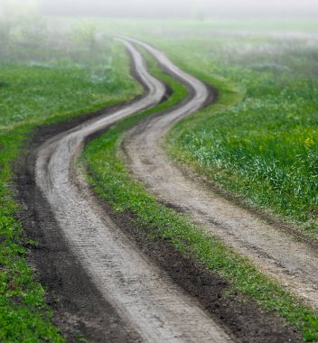 toprak yol alan, kırsal manzara