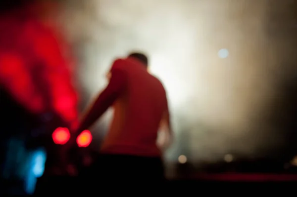 Blurred Background Performs Nightclub — Stock Photo, Image