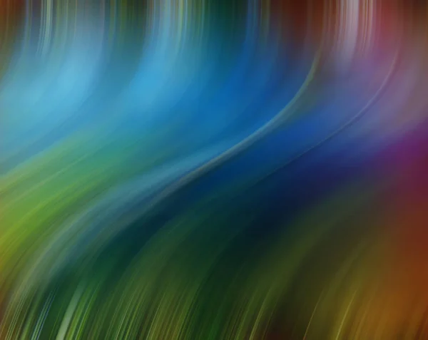 Abstract Gebogen Gekleurde Lijnen Vlekken Achtergrond Vervagen — Stockfoto