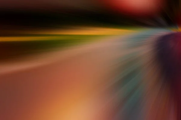 Composición Abstracta Expresiva Líneas Radiales Curvas Color — Foto de Stock