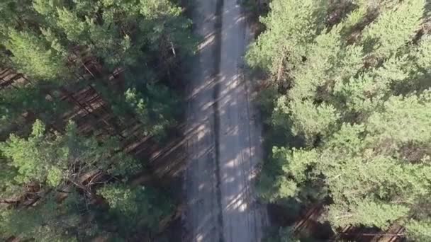 宁静自然景观的空中镜头 — 图库视频影像