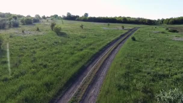 Повітряні Кадри Тихого Природного Ландшафту — стокове відео