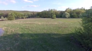 Sakin doğal manzara havadan görüntüleri