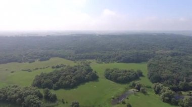 yeşil çayırlar ve orman doğal hava görüntüleri