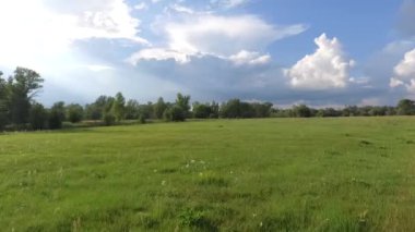 Sakin doğal manzara havadan görüntüleri