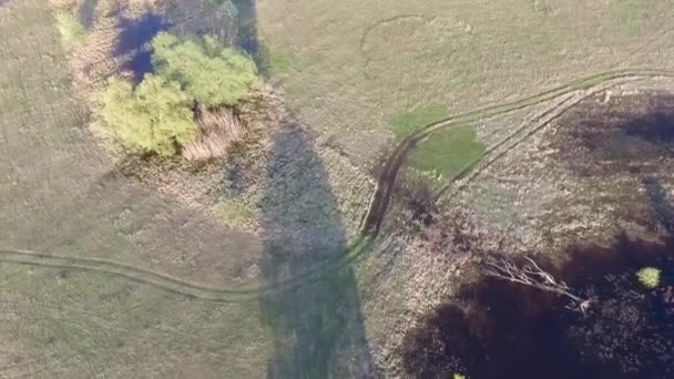 Imagens Aéreas Paisagem Natural Tranquila — Vídeo de Stock