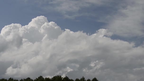 Imágenes Del Cielo Con Nubes Movimiento Con Espacio Copia — Vídeos de Stock