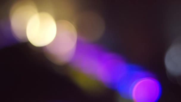 images floues abstraites des feux de circulation 