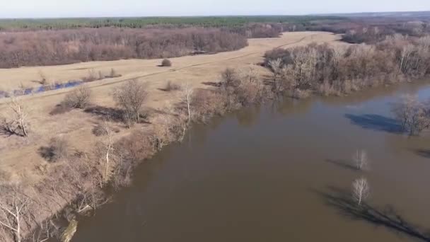 Imágenes Aéreas Paisajes Naturales Tranquilos — Vídeo de stock