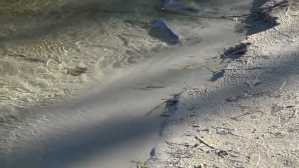 河流波浪水面的宁静镜头 — 图库视频影像