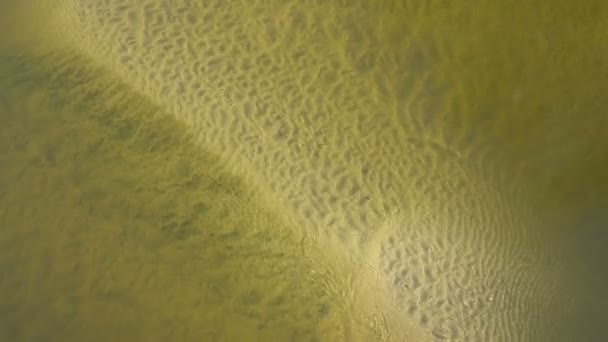 Imagini Liniștite Ale Suprafeței Apă Ondulată Râului — Videoclip de stoc