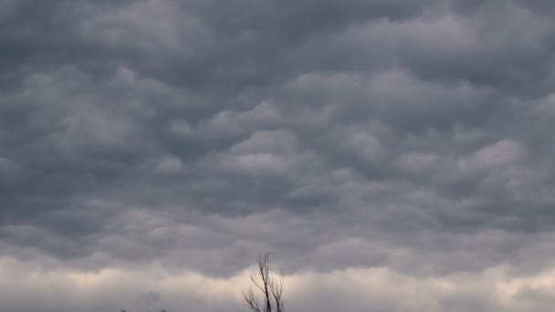 Images Ciel Avec Nuages Mouvants Avec Espace Copie — Video