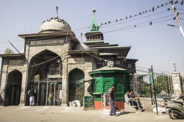 Tekke-e-Moula Eski Camii eski kasaba Srinagar, Jammu ve Keşmir, Hindistan