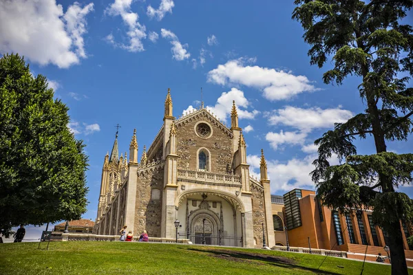 San Jeronimo Templom Prado Múzeum Madrid Spanyolország — Stock Fotó