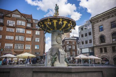 Çeşme sadaka eski Meydanı Kopenhag, Danimarka