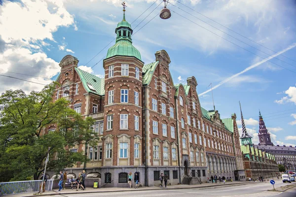 Cityscape Copenhague Brsen Também Conhecida Como Brsbygningen Bolsa Valores Século — Fotografia de Stock