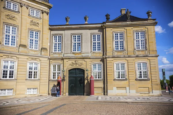 Facade Amalienborg Palace Denmark — Stock Photo, Image