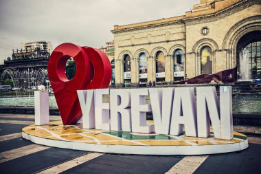 Erivan, Ermenistan - Mayıs 2018: 