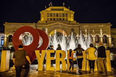 Erivan, Ermenistan - Mayıs 2018: 