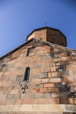 Khor Virap, Ermenistan - Haziran 2018: Khor Virap Manastırı Ararat dağı manzaralı, Ermenistan Türk sınırına yakın Ermenistan'da