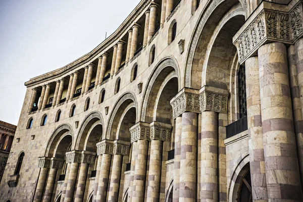 Yerevan Armenia Mayo 2018 Edificio Histórico Plaza República Centro Ereván — Foto de Stock