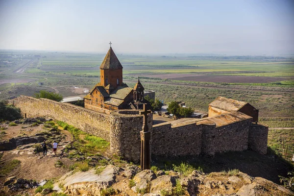 Хор Вирап Армения Июнь 2018 Года Монастырь Хор Вирап Армении — стоковое фото