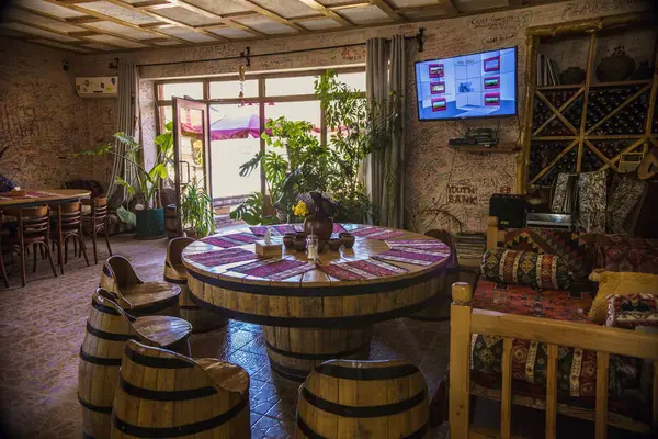 Арені Виноградники Традиційний Вірменський Виноробний Завод Вірменія — стокове фото