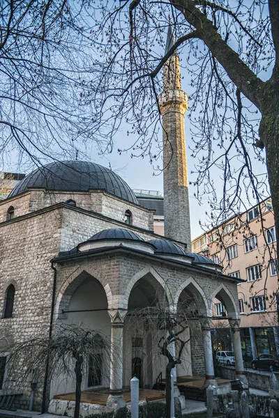 Mesquita Ferhad Bey Sarajevo Bósnia Herzegovina — Fotografia de Stock