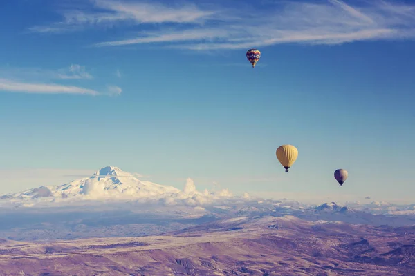 Goreme Turkey December 2018 Hot Air Balloons Air Goreme National — Stock Photo, Image