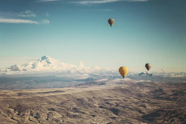 Goreme Turkey December 2018 Hot Air Balloons Air Goreme National — Stock Photo, Image